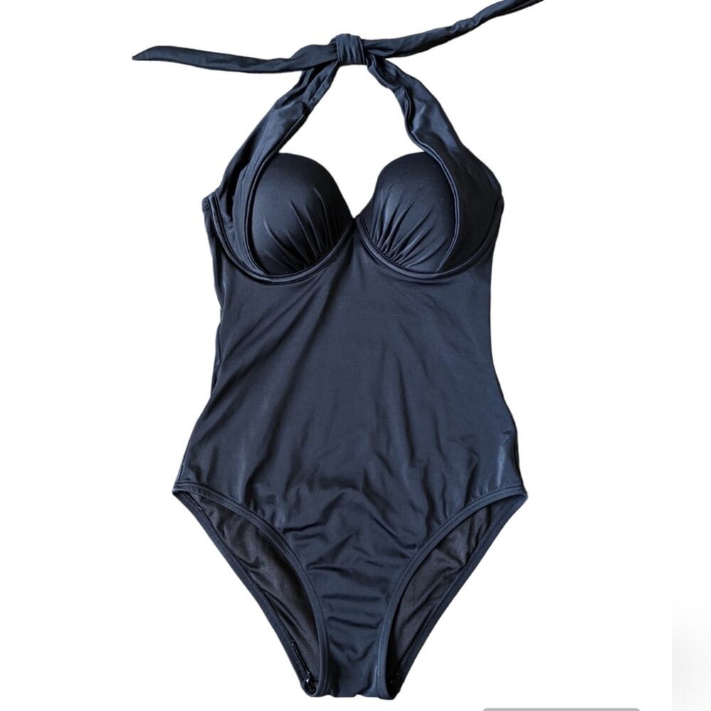 Victoria's Secret Black One Piece Swimsuit 6C